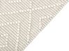 Teppich Wolle beige 160 x 230 cm geometrisches Muster DARENDE_855589