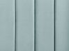 Polsterbett Samtstoff mintgrün mit Stauraum 160 x 200 cm NOYERS_834667