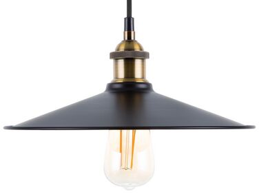 Lampe suspension noir et doré SWIFT L