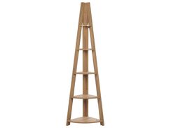 Kulmahylly 5 hyllyä vaalea puu MOBILE SOLO Kulmahylly 5 hyllyä vaalea puu MOBILE SOLO