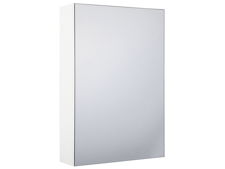 Bad Spiegelschrank weiß / silber 40 x 60 cm PRIMAVERA_811293