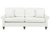 3 Seater Fabric Sofa White GINNERUP_894727