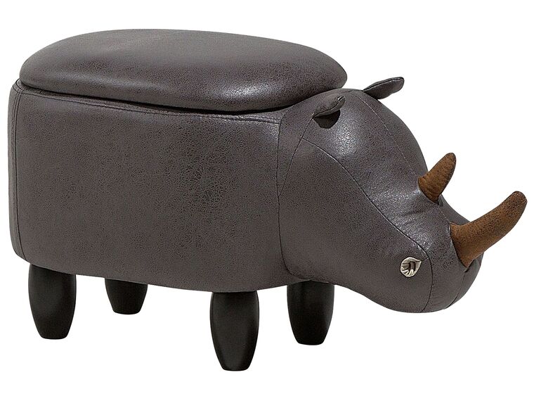 Tmavě šedá stolička nosorožec RHINO_710444