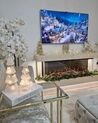 Set of 3 Decorative Christmas Trees with LED White KIERINKI_895607