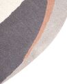 Teppich Wolle mehrfarbig ⌀ 140 cm SARGODHA_909563