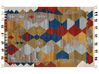 Wool Kilim Area Rug 200 x 300 cm Multicolour ARZAKAN_858330