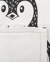 Tapis enfant motif pingouin noir / blanc 60 x 90 cm HAJDARABAD_790907