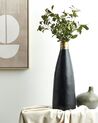 Vase décoratif en terre cuite 54 cm noir EMONA_735811