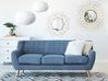 3-Sitzer Sofa blau / hellbraun MOTALA   _259552