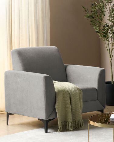 Fabric Armchair Grey FENES