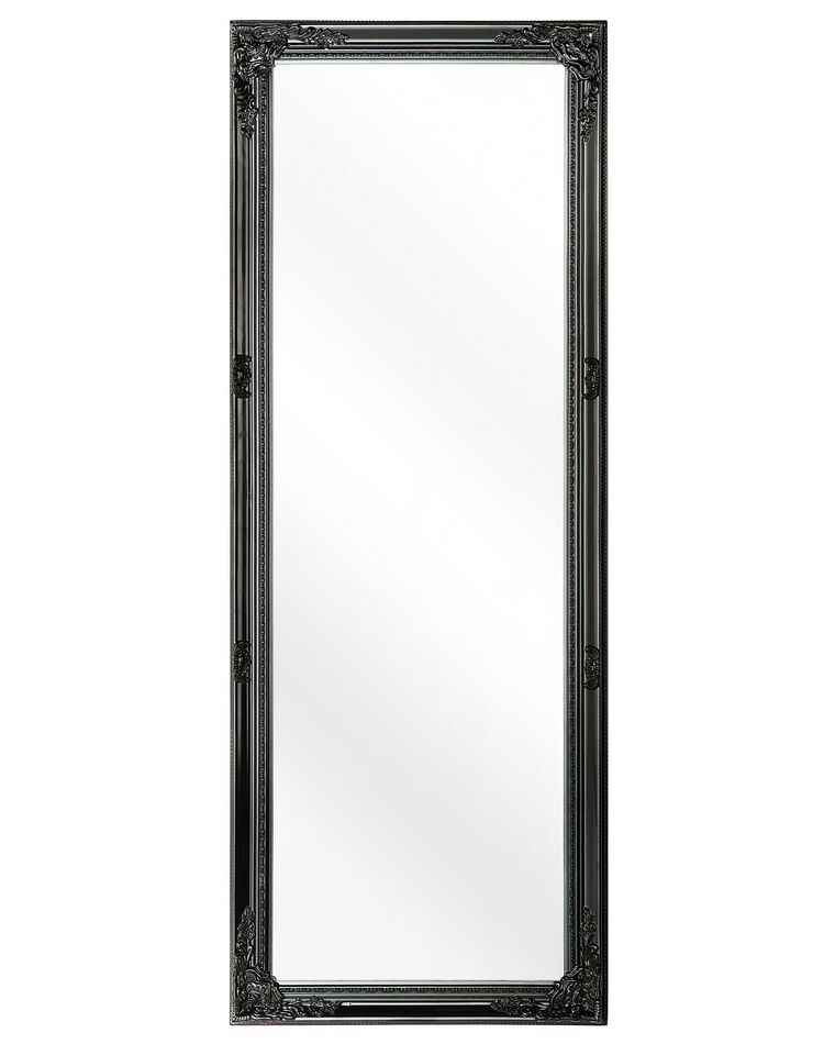 Nástenné zrkadlo 50 x 130 cm čierne FOUGERES_748027