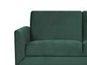 3 Seater Velvet Sofa Green FENES_730356