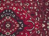 Teppich rot orientalisches Muster 80 x 300 cm Kurzflor VADKADAM_831428
