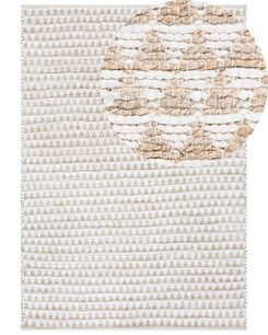 Matto puuvilla beige 160 x 230 cm TUNCELI Matto puuvilla beige 160 x 230 cm TUNCELI