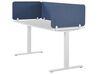Desk Screen 80 x 40 cm Blue WALLY_800915