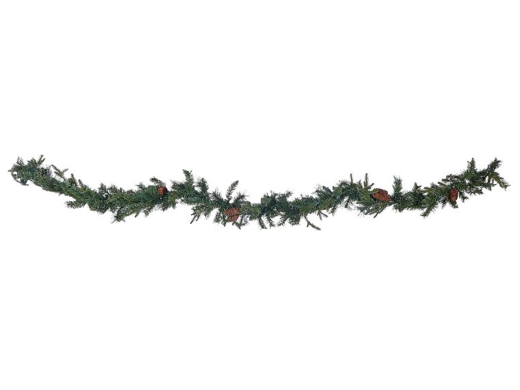 Weihnachtsgirlande grün mit LED-Beleuchtung 270 cm KAMERUN_881184