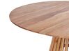 Mesa de comedor de madera de acacia oscura ⌀ 120 cm MESILLA _906664