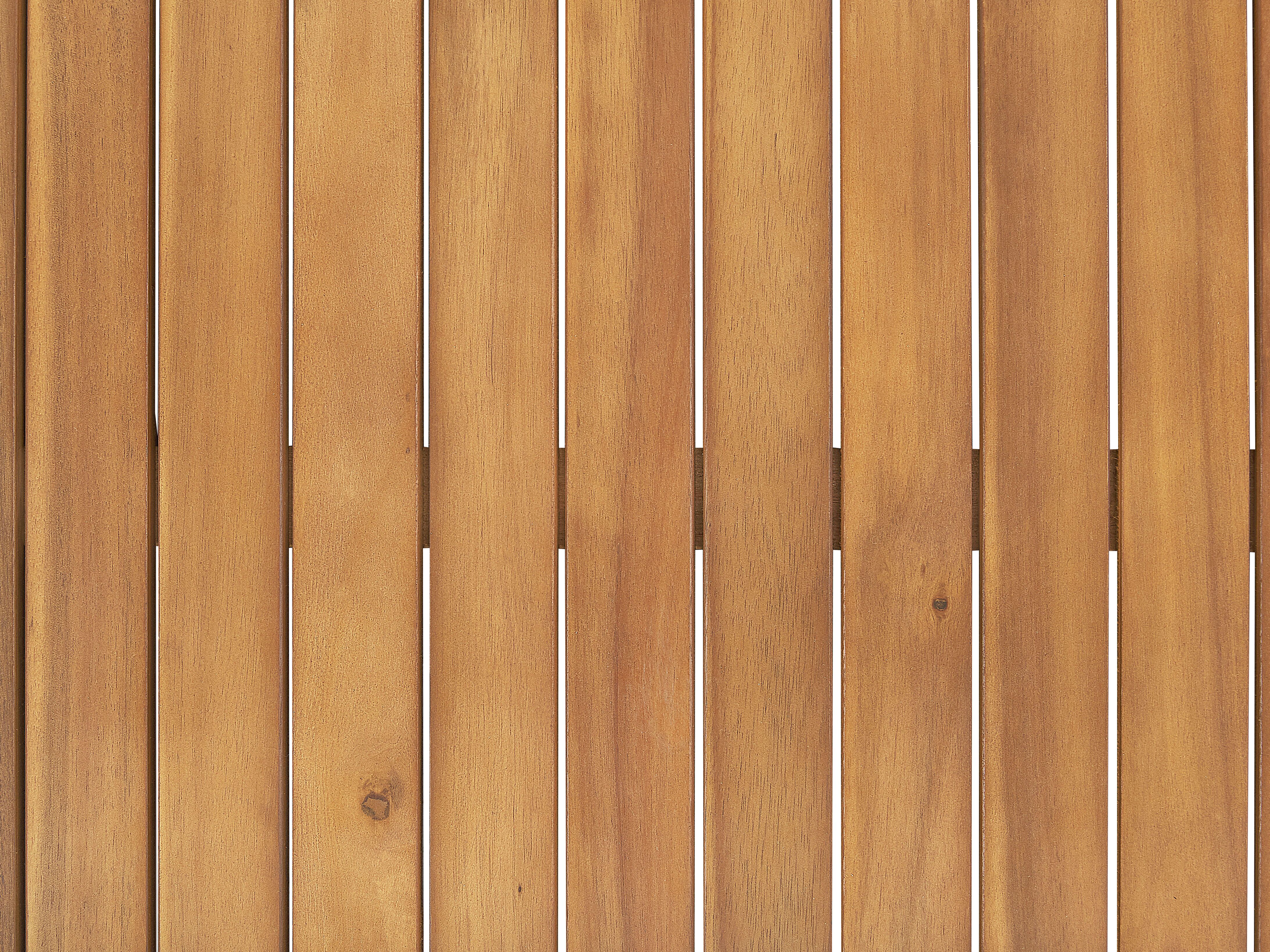 Stolik ogrodowy drewniany jasny JAVA