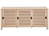 Sideboard heller Holzfarbton 3 Türen 160 x 40 x 75 cm RANDA_873286