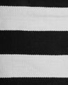 Vloerkleed polyester zwart/wit 160 x 230 cm TAVAS_714872