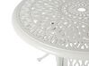 Záhradný stôl okrúhly hliníkový ⌀ 90 cm biely ANCONA_806968