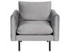 Sofa Set Samtstoff grau 4-Sitzer VINTERBRO_900599