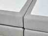 Cama continental gris claro/plateado 180 x 200 cm ARISTOCRAT_873810