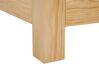 Cama de solteiro em madeira clara 90 x 200 cm ROYAN_759936