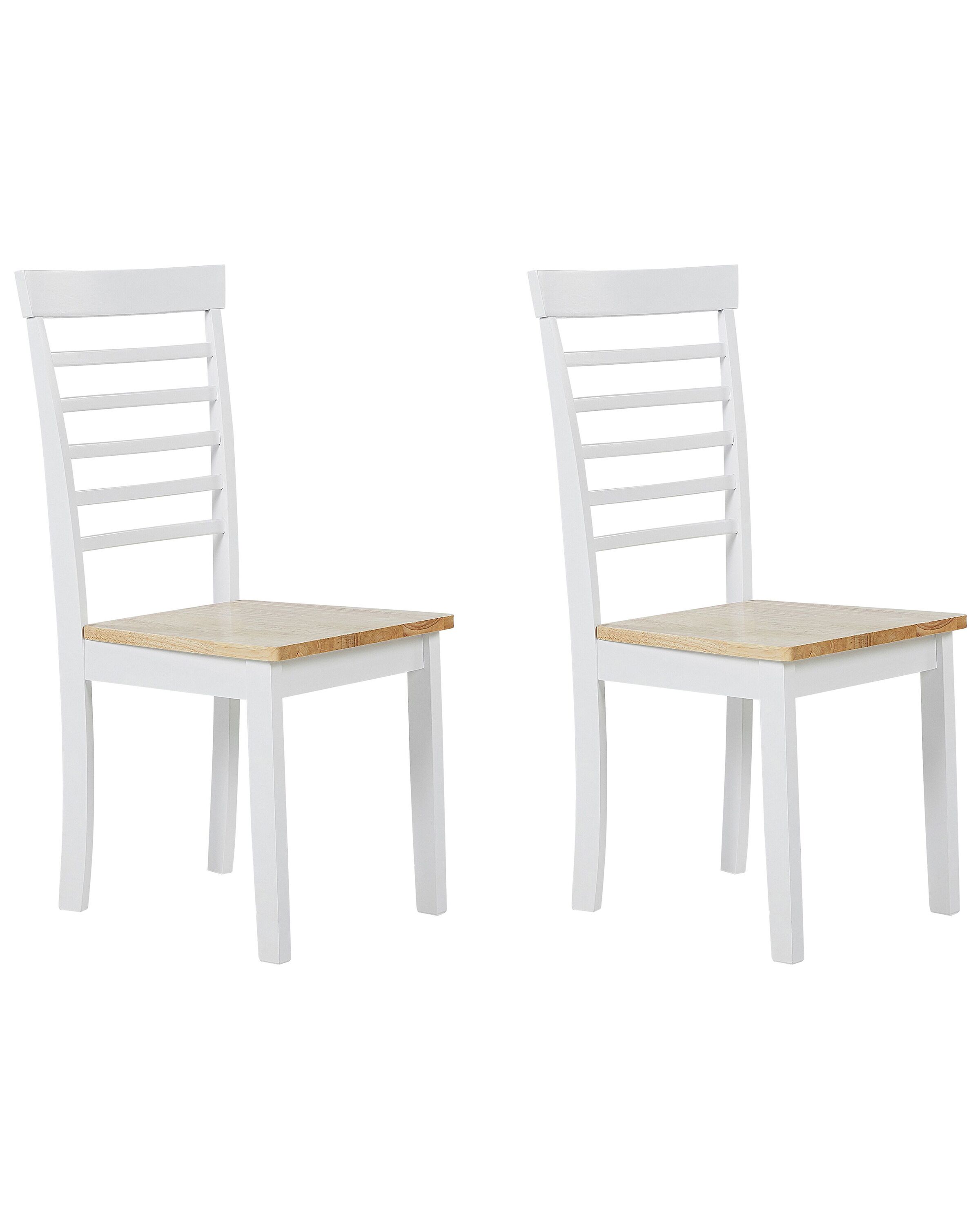 Chaise Salle A Manger Blanche Et Bois