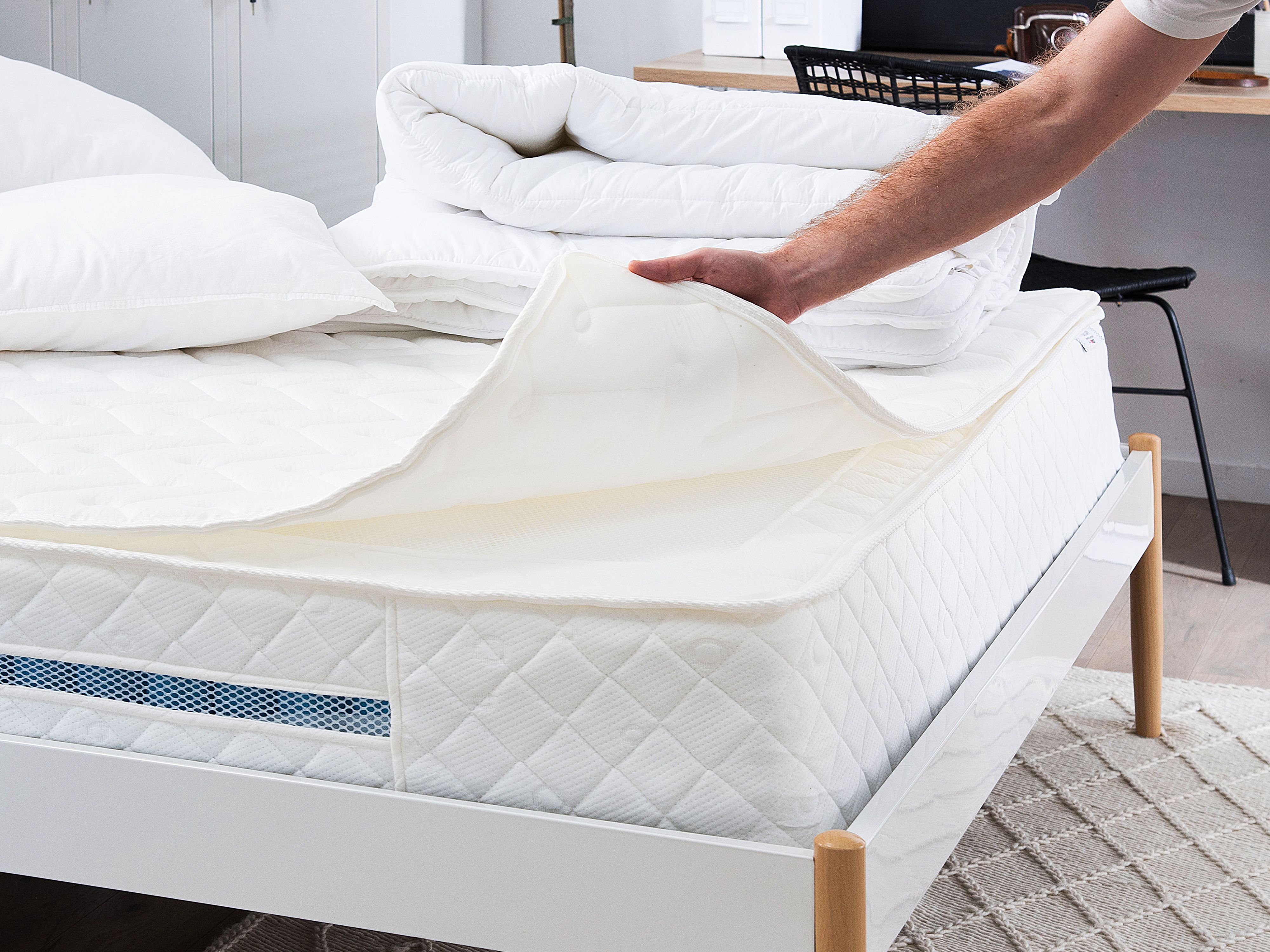 Eu Super King Size Pocket Spring Mattress Medium Glory Beliani Sk Eu Super King Size Pocket Spring, Super King Size Bed With Mattress