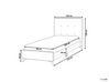 Čalouněná postel 90 x 200 cm šedá AMBASSADOR_713930