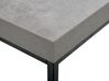 Tavolino da caffè metallo grigio e nero 100 x 60 cm DELANO_756679