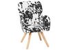 Fotel czarno-biały BJARN_546173