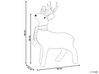 Decorative Figurine Reindeer 48 cm White MUSTOLA_832534
