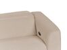 2 Seater Corduroy Electric Recliner Sofa with USB Port Sand Beige ULVEN_911588