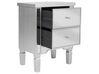 2 Drawer Mirrored Bedside Table TIGY_736359