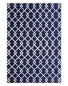 Vloerkleed polyester blauw 140 x 200 cm SERRES_688005