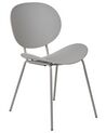 Set of 2 Dining Chairs Light Grey SHONTO_861846