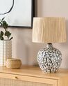 Ceramic Table Lamp Black and White YUNES_871527
