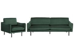 Sohvasetti vihreä sametti 4-istuttava VINTERBRO Sohvasetti vihreä sametti 4-istuttava VINTERBRO