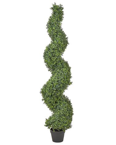 Artificial Potted Plant 158 cm BUXUS SPIRAL TREE