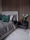 Fabric EU Super King Bed with Storage Light Grey LA ROCHELLE_820498