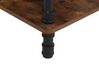 Tavolino quadrato in legno scuro e nero VERIL_785739