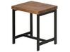 Jedálenská súprava stola a 4 stoličiek tmavé drevo/čierna ARLINGTON_690171