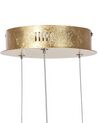Lampa wisząca LED metalowa złota TUMEN_815550