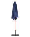 Parasol ogrodowy 144 x 195 cm niebieski FLAMENCO_690310