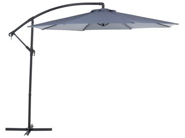 Grand parasol de jardin gris anthracite ⌀ 300 cm RAVENNA