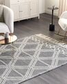 Wool Area Rug 160 x 230 cm Grey and Off-White TOPRAKKALE_856530
