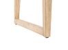 Mesa de comedor de cemento reforzado gris/madera clara 180 x 90 cm ORIA_804552