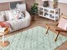 Bavlněný koberec 140 x 200 cm zelený HATAY_840416
